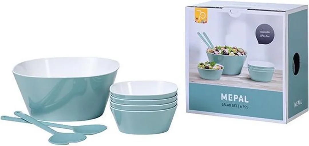 Mepal Conix Salade Set 6-delig - Nordic Green