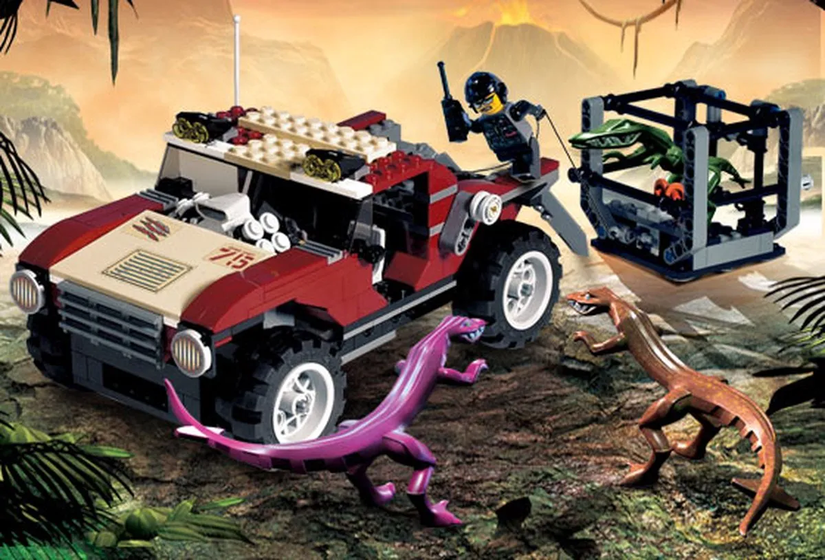 LEGO Dino 2010 4WD Trapper 7296 - 279 Stukken