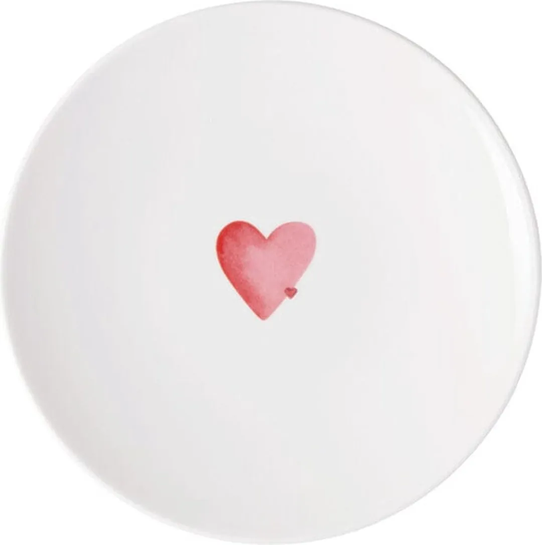 Villeroy & Boch With Love Sending Love Ontbijtborden 6 Stuks - Wit - afbeelding 5 van 6