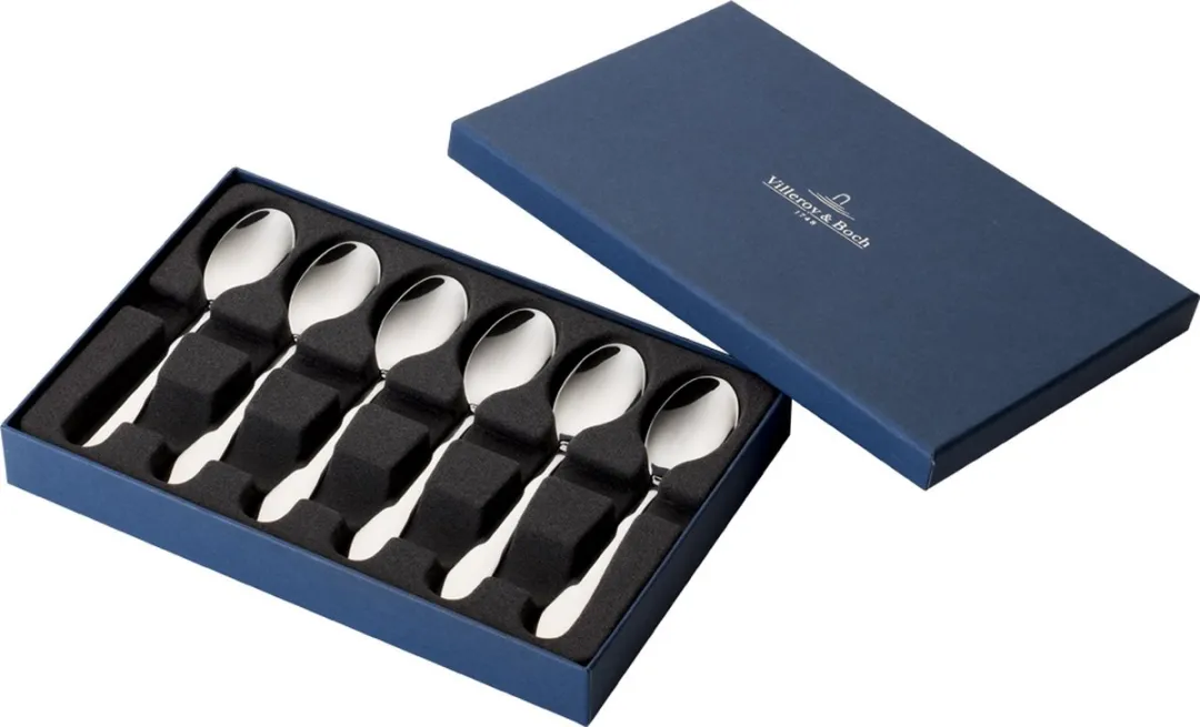 Villeroy & Boch Oscar Koffielepels 6-delig - Roestvrij staal