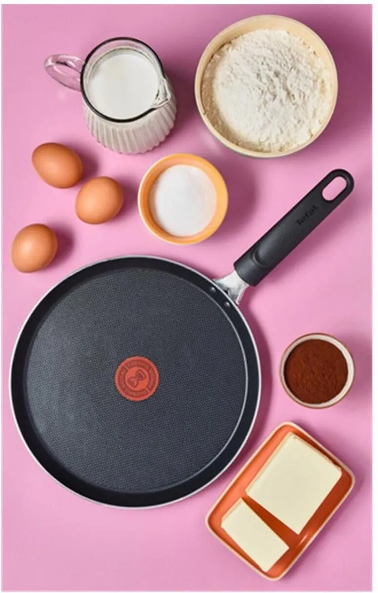 Tefal Simple Cook B5561053 Pannenkoekenpan 25cm - Zwart