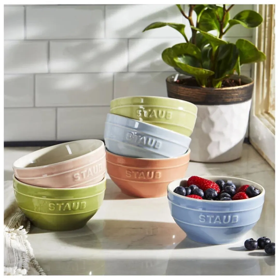 Staub Ceramic Macaron Bowl 12cm - 6 Stuks - Meerkleurig