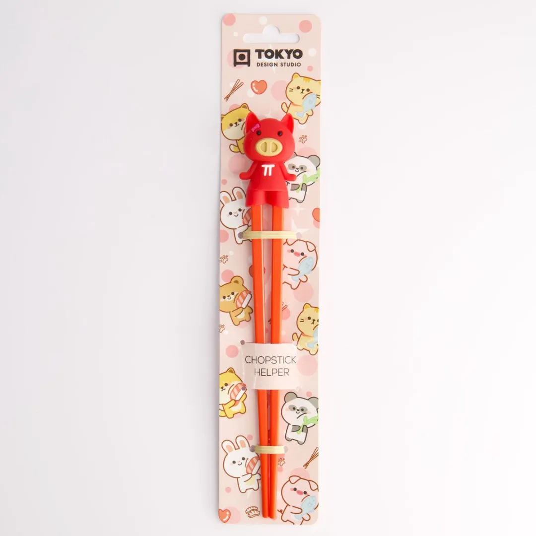 Tokyo Design Studio Pig Eetstokjes 22cm - Rood