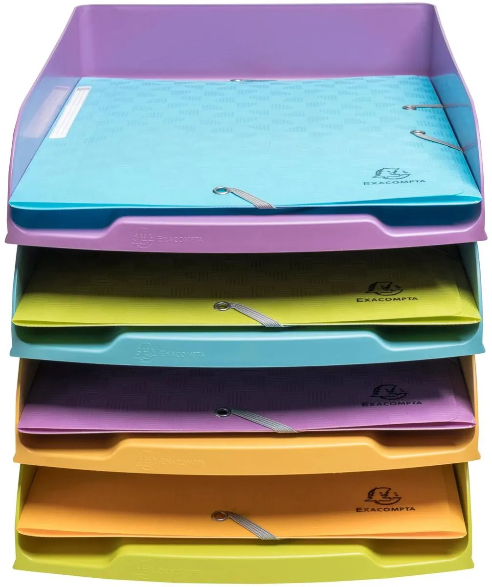 Exacompta Combo Styli Pop N'Co Brievenbakken - 4 Stuks - Geassorteerd