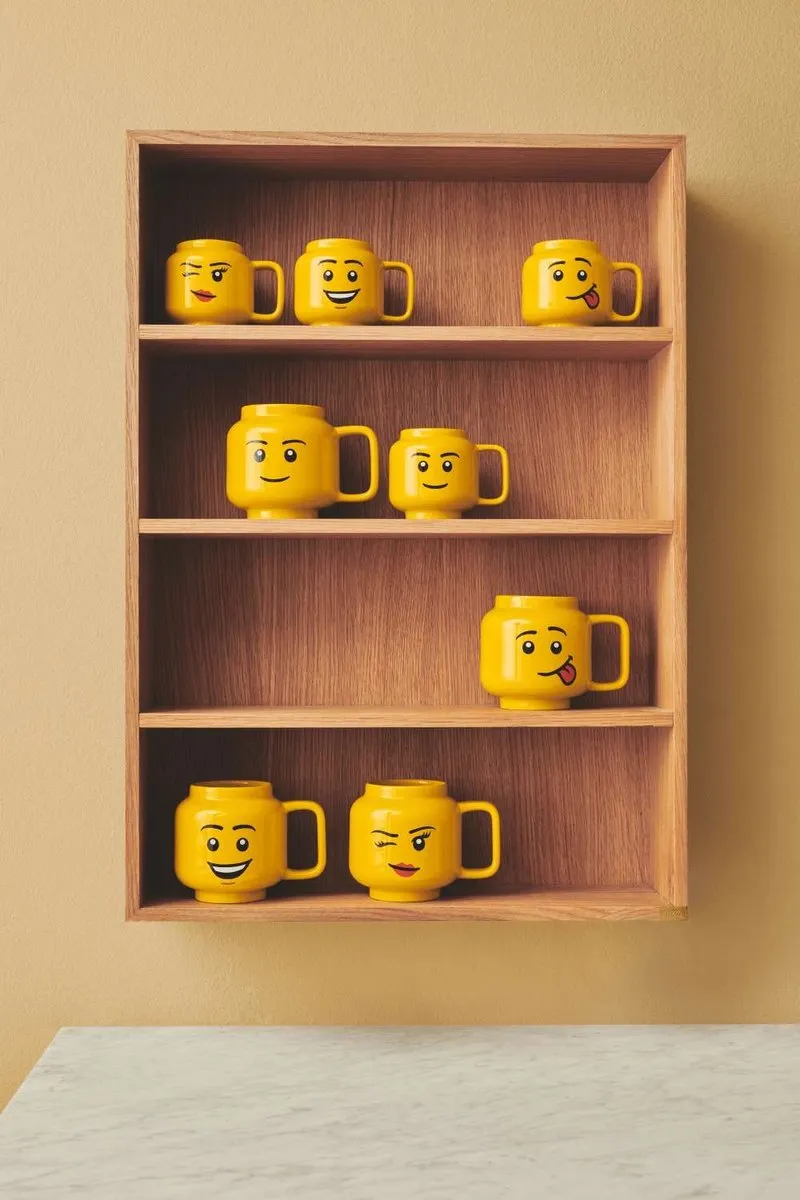 LEGO Keramische Mok Hoofd Winky 530ml - Geel