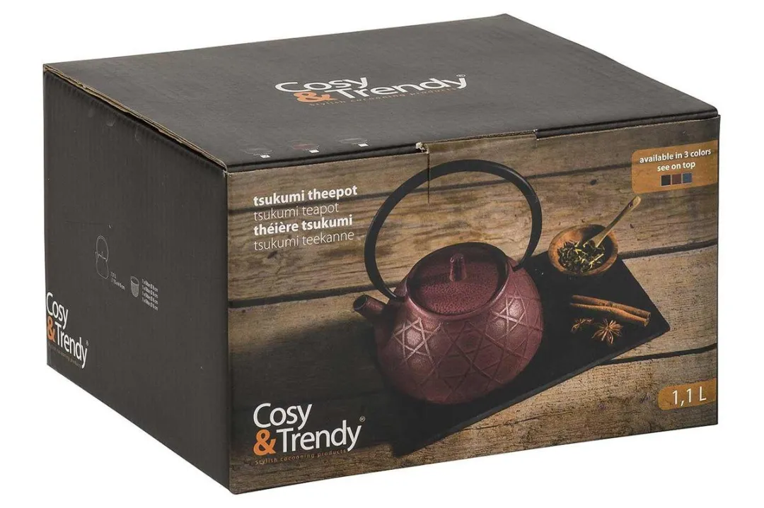 Cosy&Trendy Theepot Tsukumi Gietijzer 1,1L - Grijs