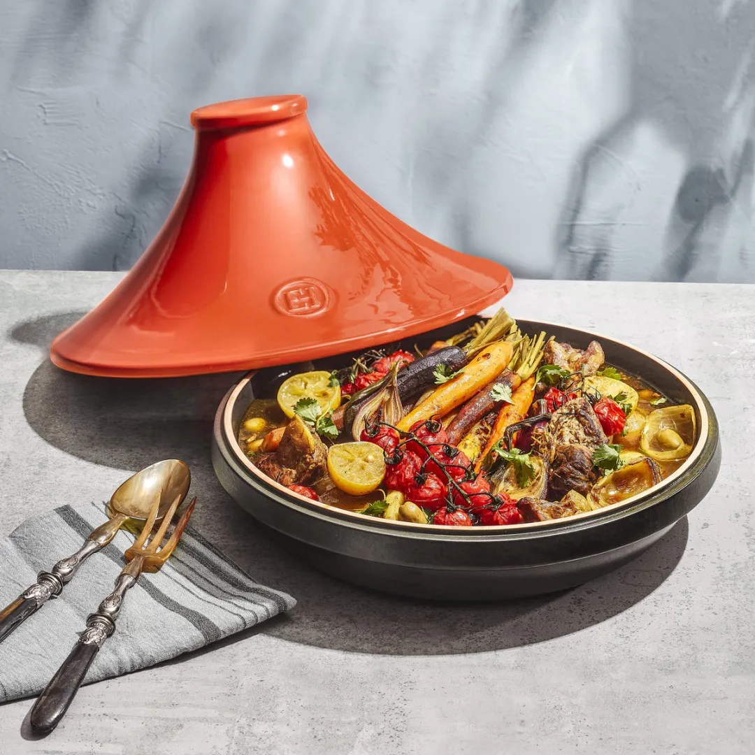 Emile Henry Tajine Delight 769566 - Ø335mm - Toscane Oranje