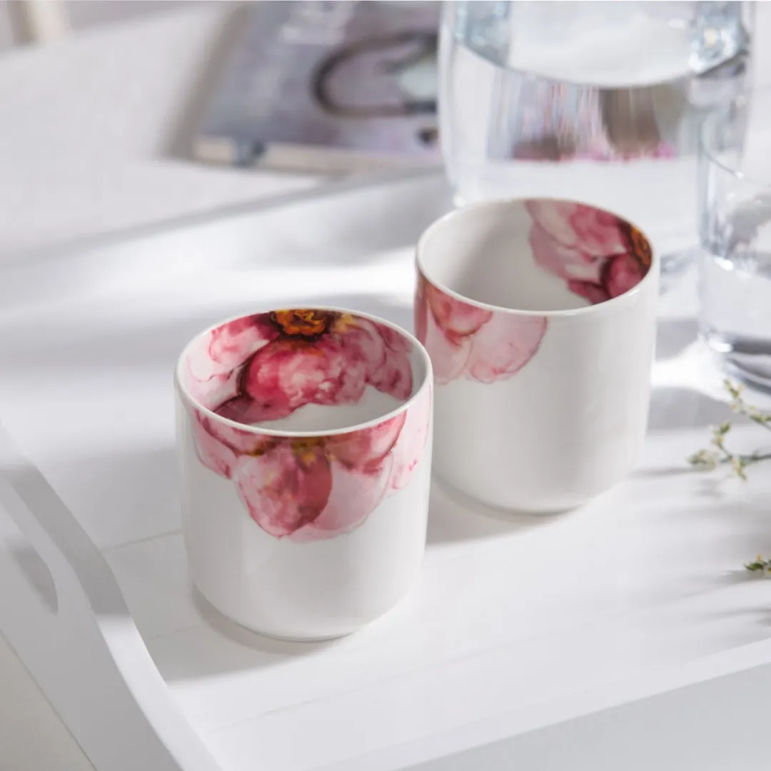 Villeroy & Boch Rose Garden Beker 290ml - 2 Stuks