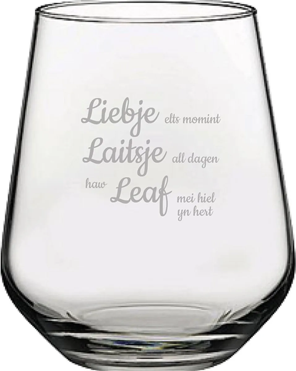 Pasabahce Drinkglas Liebje Laitsje Leaf