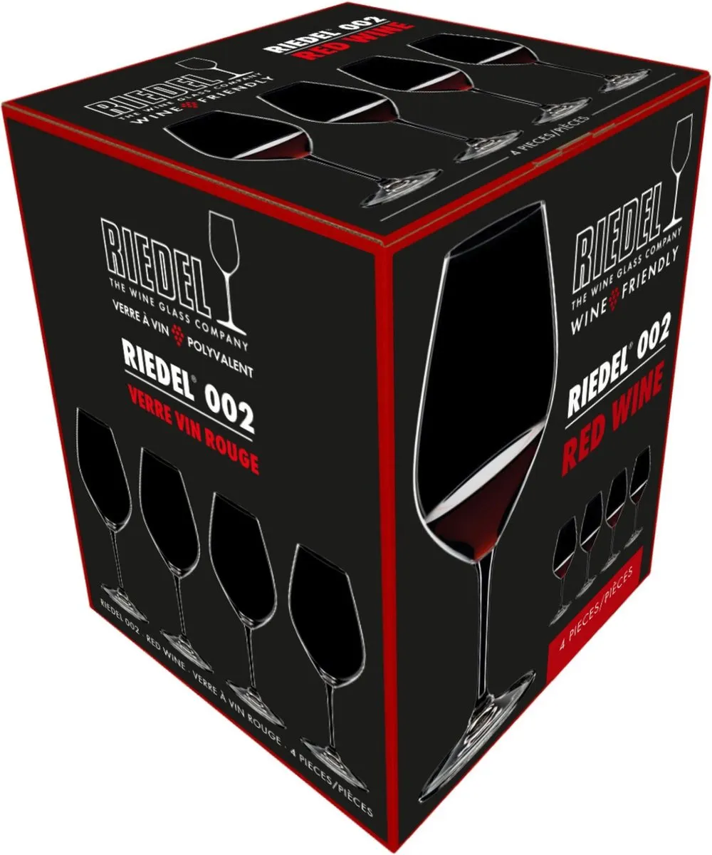 Riedel Wine Friendly Rode Wijnglazen - 4 Stuks