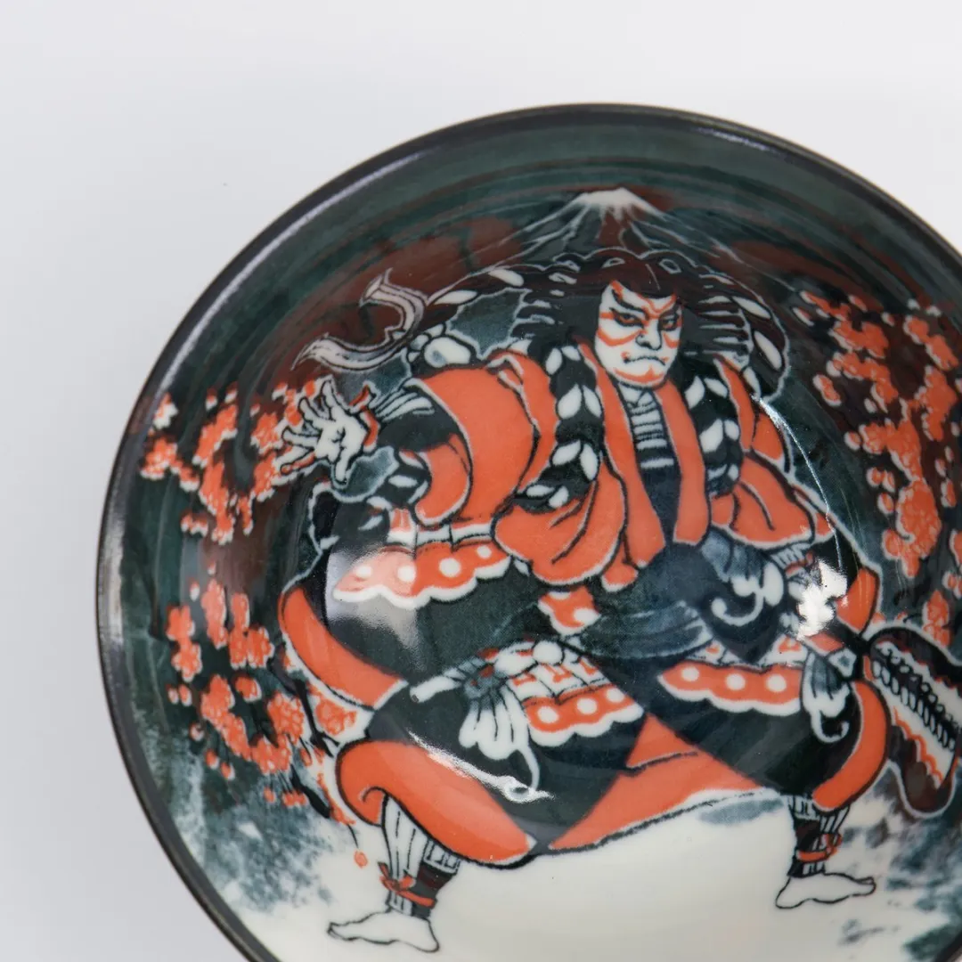 Tokyo Design Studio Tayo Bowl Kabuki Porselein - 500ml - Zwart/Wit