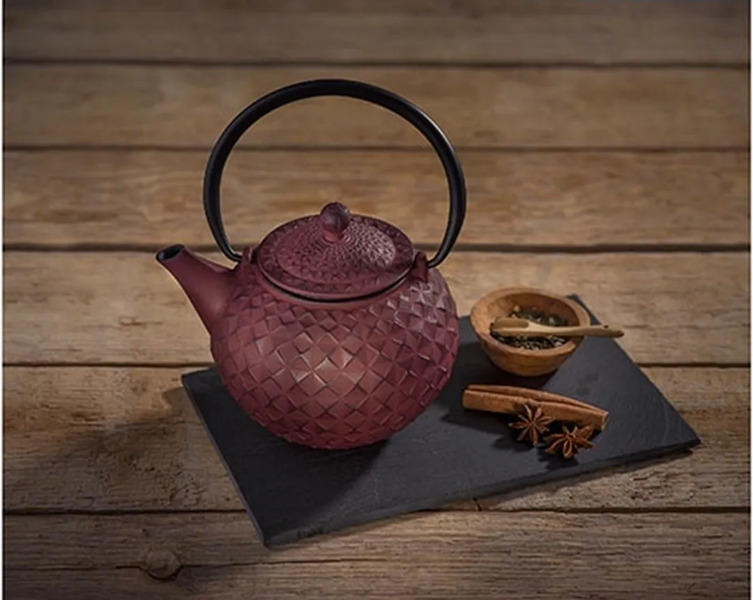 Cosy&Trendy Theepot Sakai 1L - Gietijzer - Rood