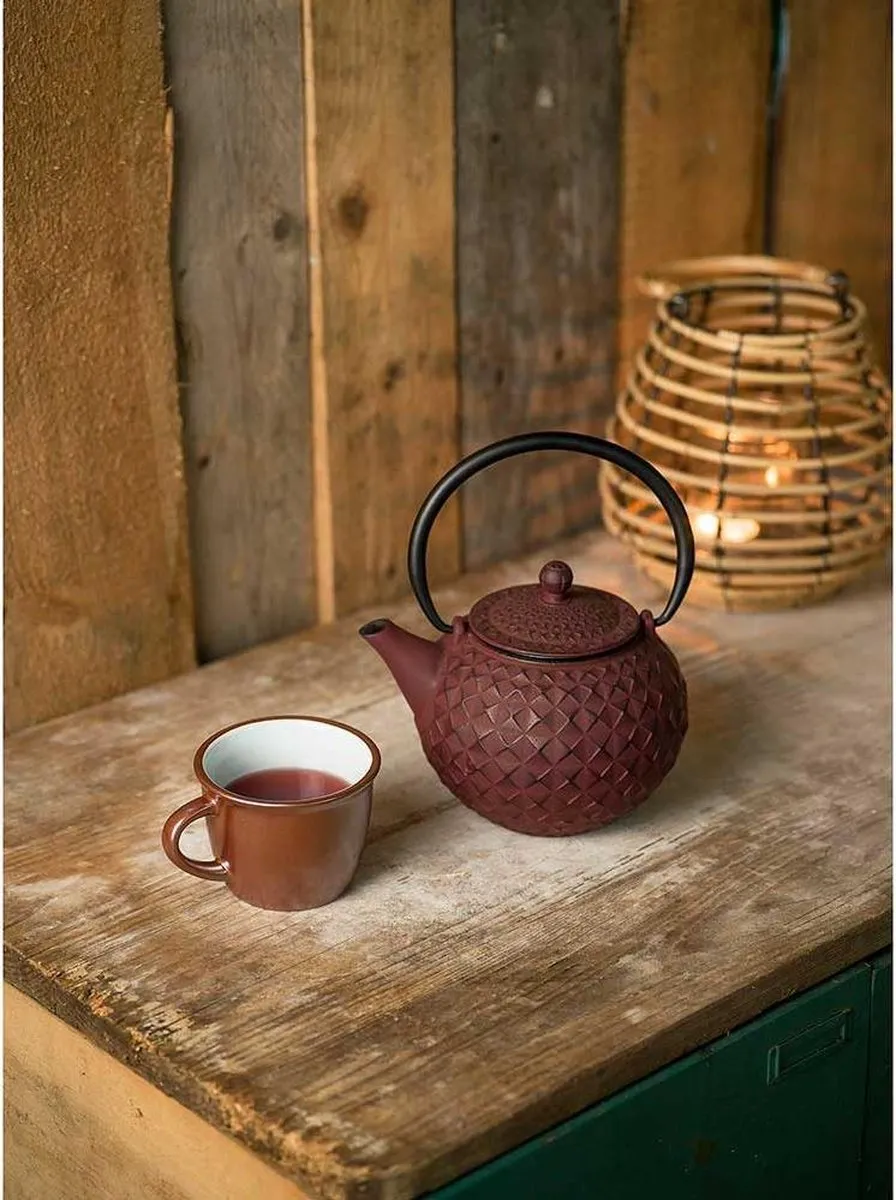 Cosy&Trendy Theepot Sakai 1L - Gietijzer - Rood