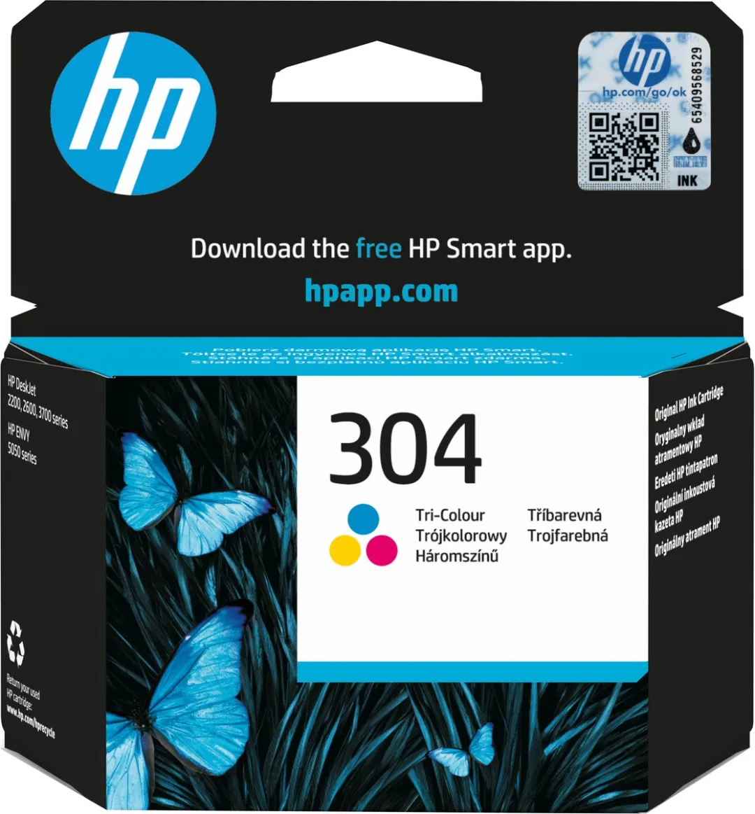 HP 304 N9K05AE Inktcartridge Drie Kleuren - 2ml