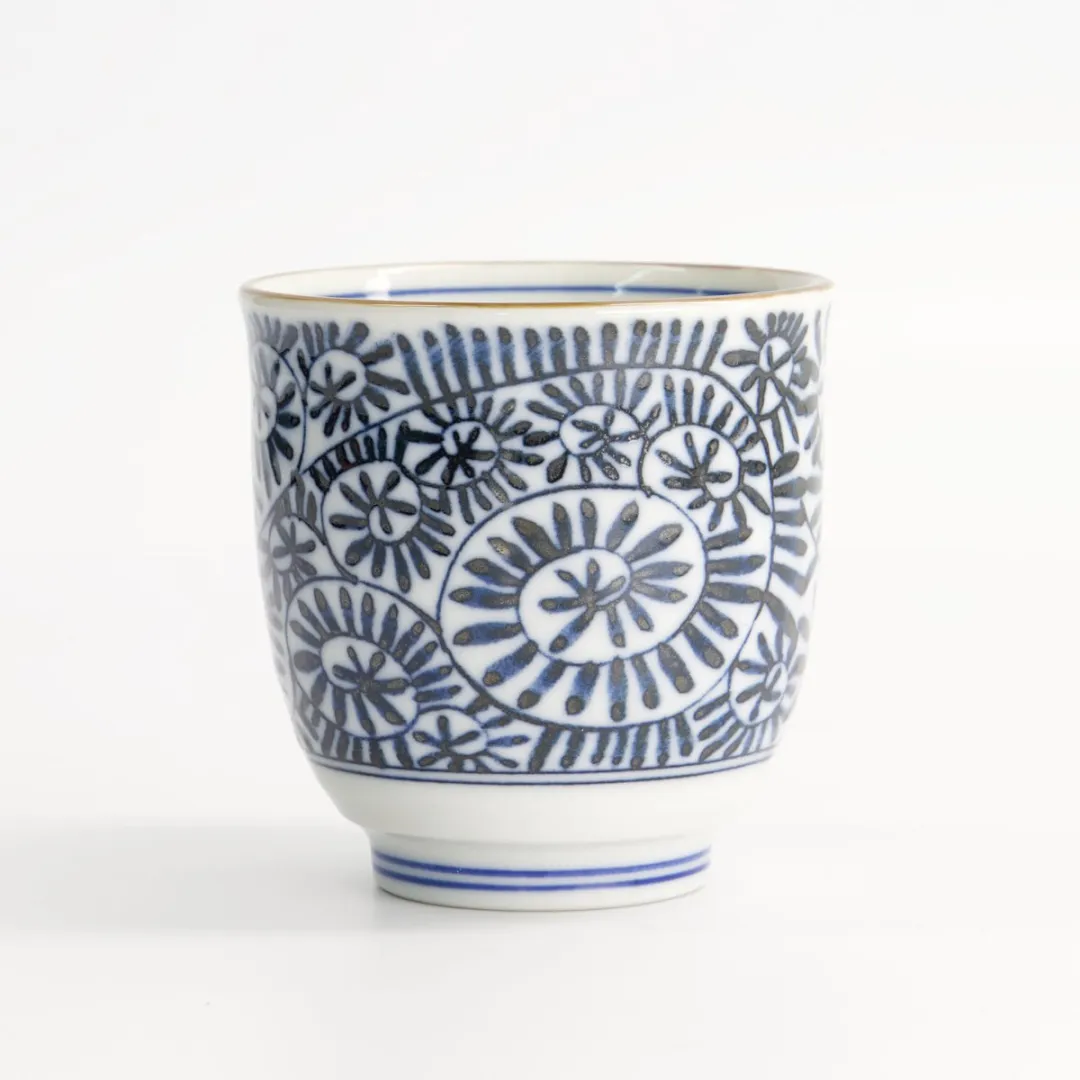 Tokyo Design Studio Theekopje Blauw/Wit 8x7,9cm