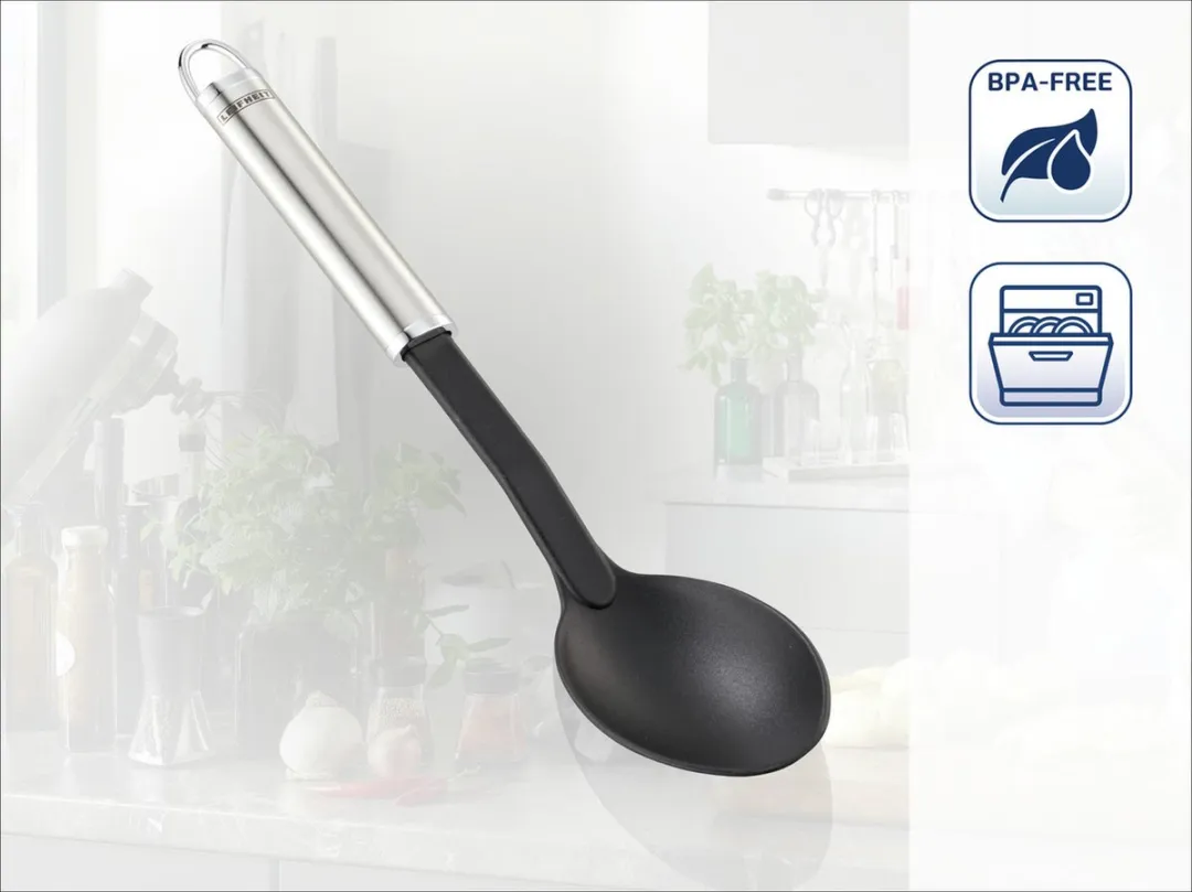 Leifheit Sterling Groentelepel 24061 - Zwart/RVS