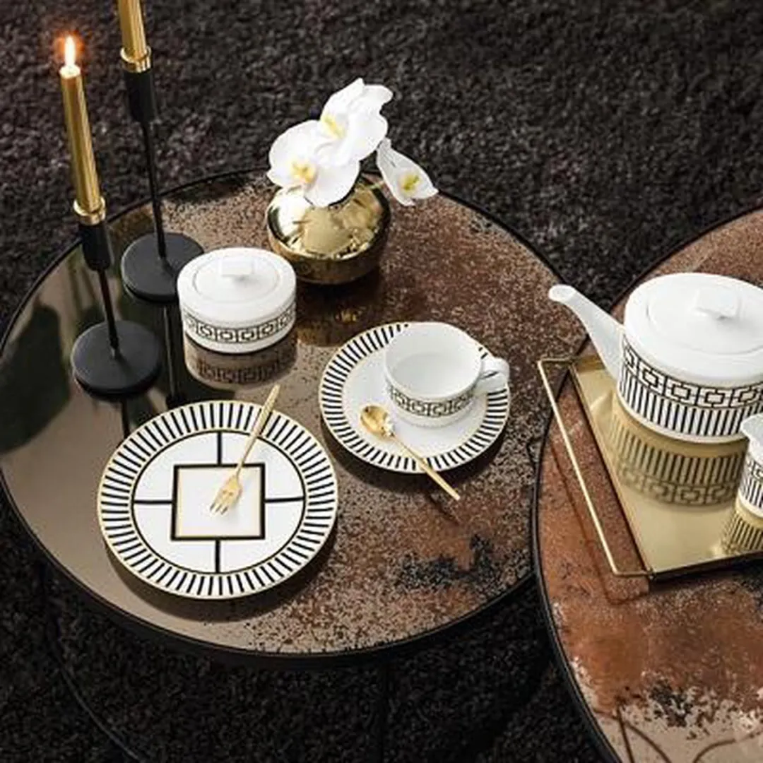 Villeroy & Boch MetroChic Koffiekop 210ml - Goud/Zwart
