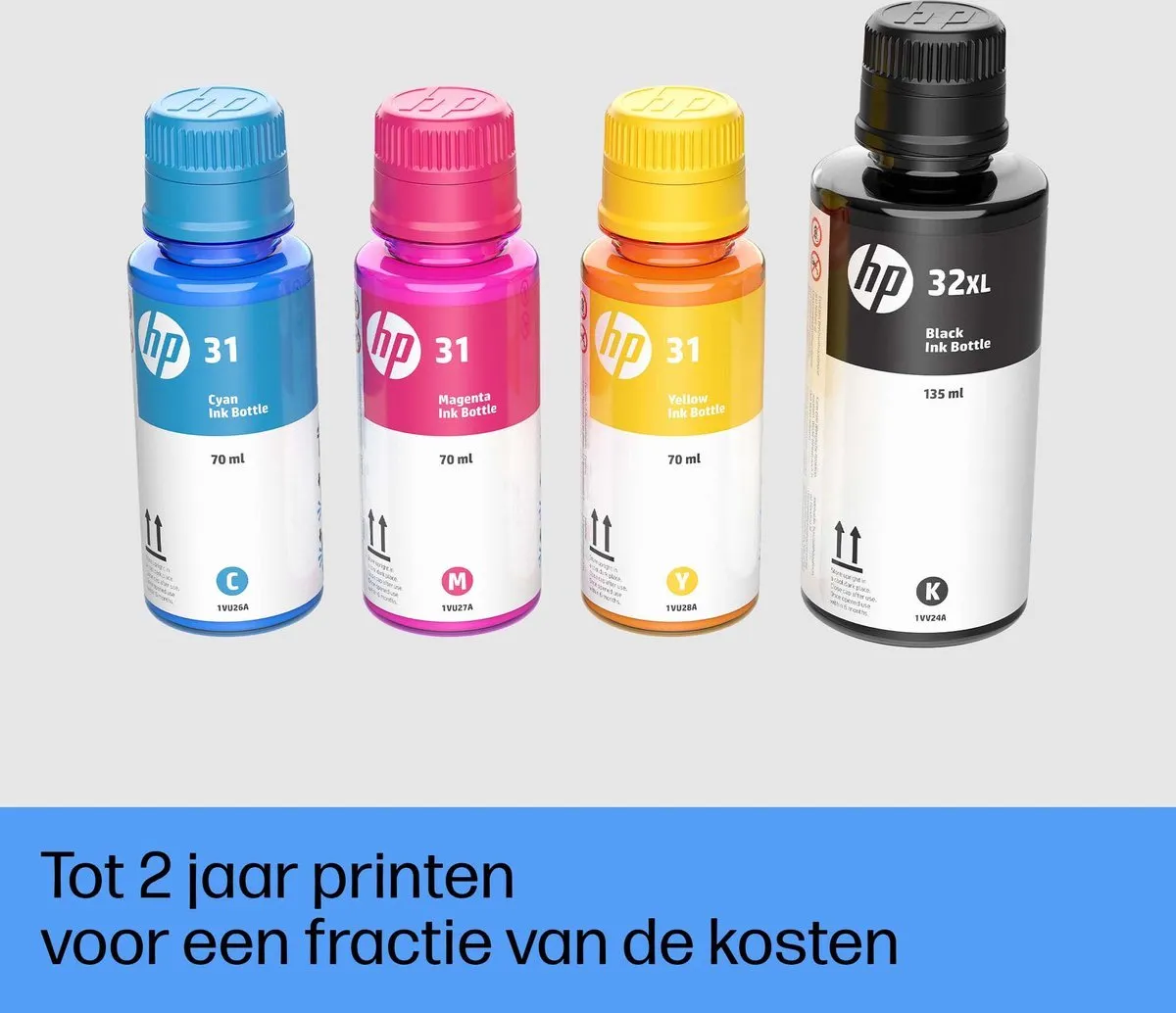 HP Smart Tank 5109 All-in-One Inkjetprinter - 4 Kleuren - Wit