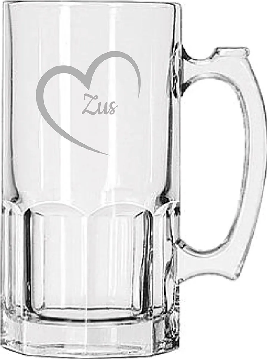 Libbey Gegraveerde Bierpul 1ltr