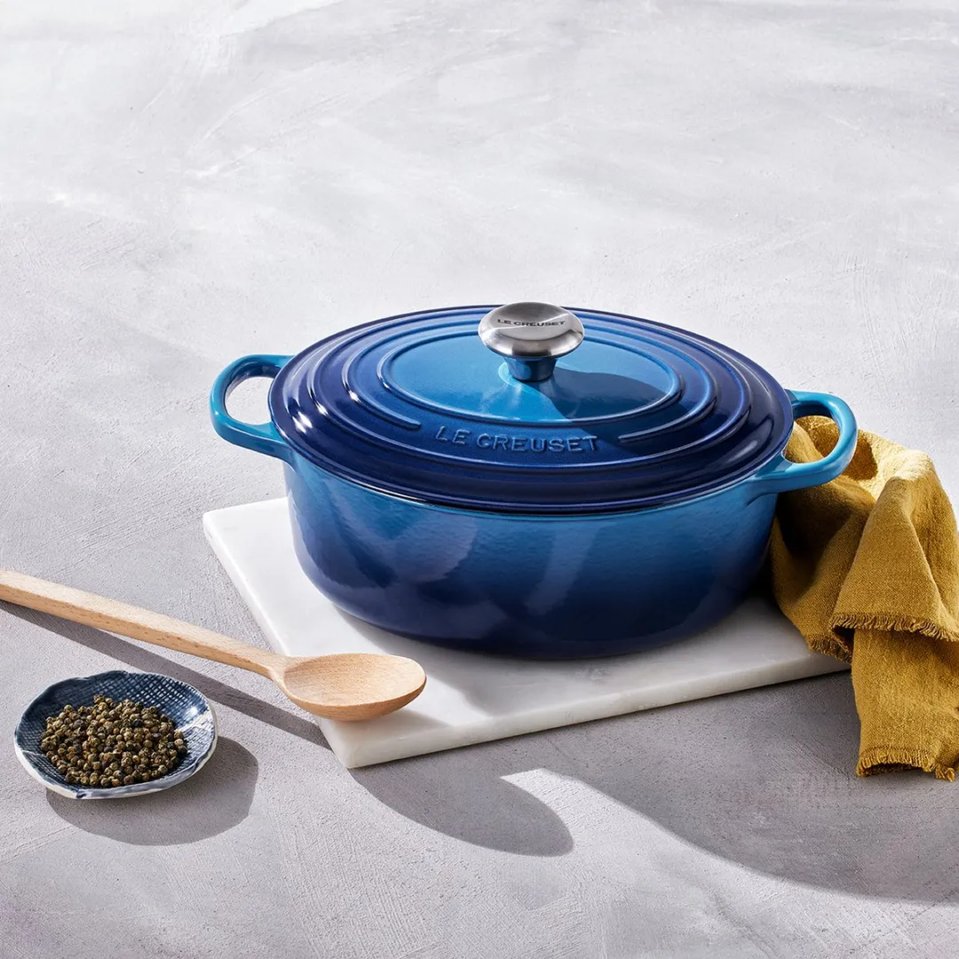 Le Creuset Signature Braadpan Azure - Ø33cm