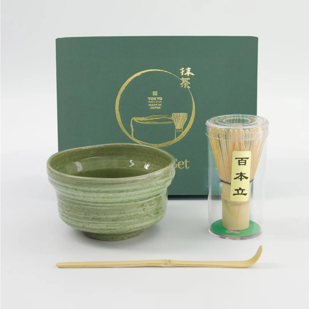 Tokyo Design Studio Matcha Geschenkset Yomogi Groen