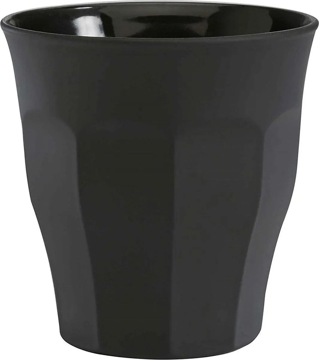 Duralex Picardie Espresso Kopjes - 6 Stuks - 90ml - Mat Zwart/Grijs/Bruin