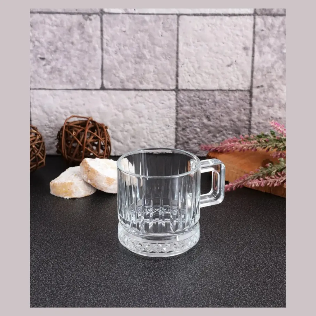 Pasabahce Elysia Theeglazen met oor - 2 Stuks 195ml