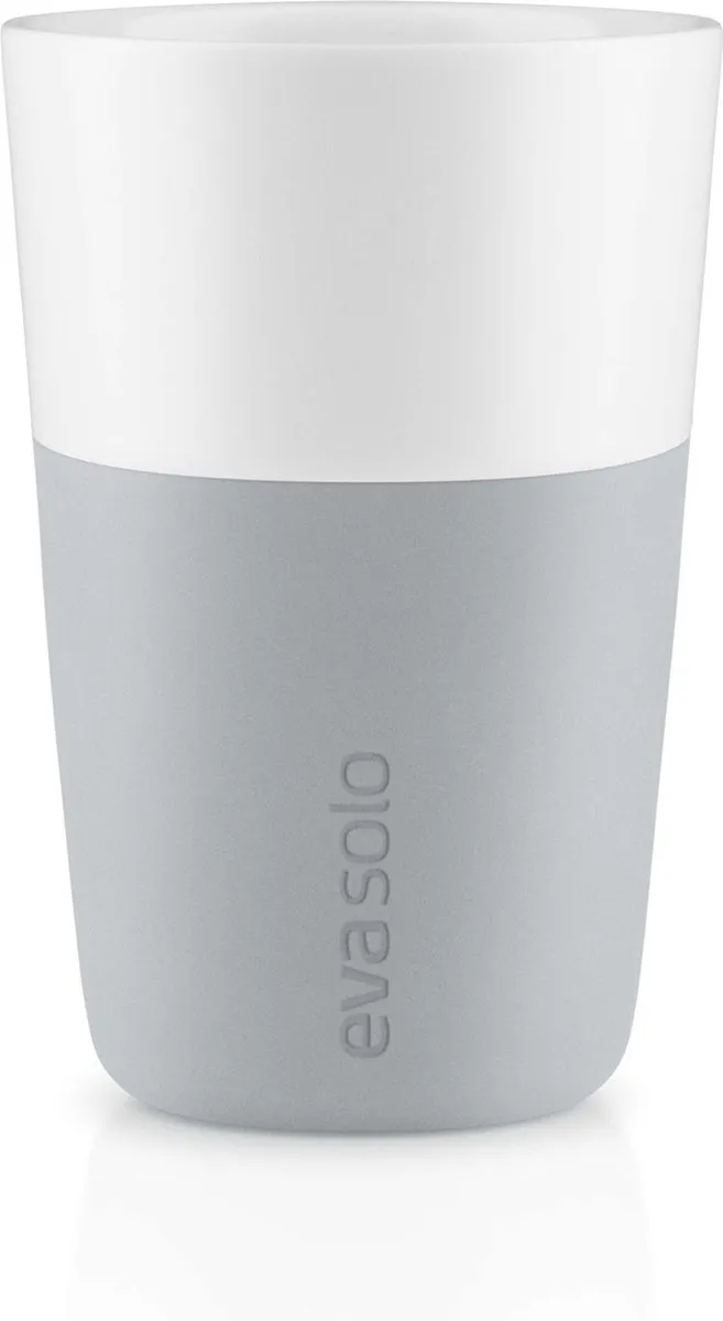 Eva Solo Caffe Latte Beker Set 2 Stuks - Grijs