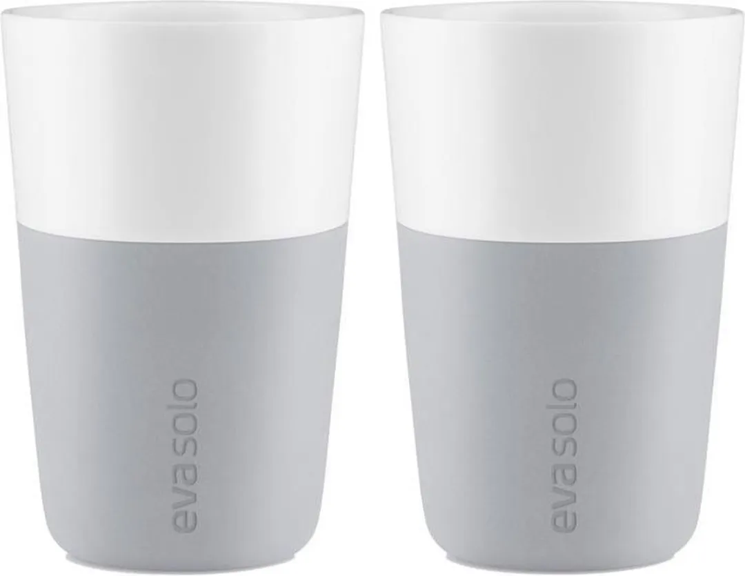 Eva Solo Caffe Latte Beker Set 2 Stuks - Grijs