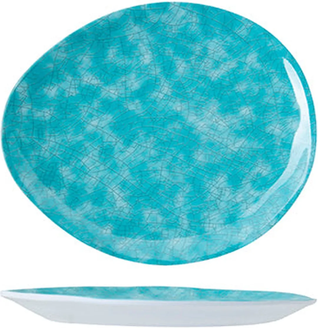 Cosy&Trendy Streetfood Go Azzurro Plate 27,5x23cm Melamine