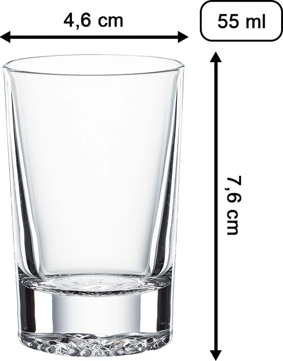 Spiegelau Lounge 2.0 Shotglazen Set - 4x 55ml