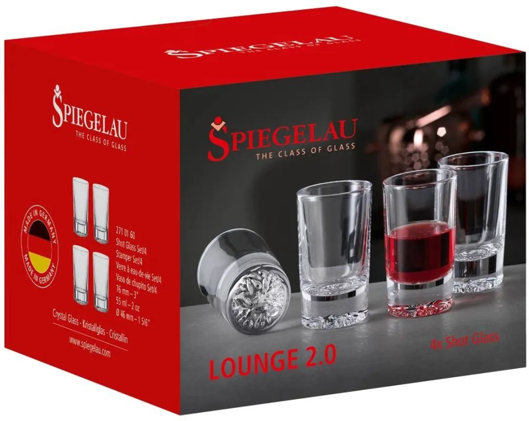 Spiegelau Lounge 2.0 Shotglazen Set - 4x 55ml