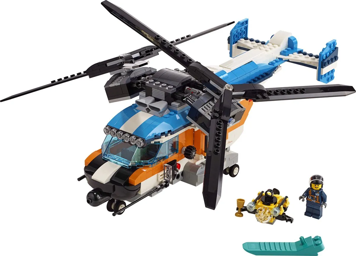 LEGO Creator Dubbel-rotor Helikopter 31096 - 569 Stukken