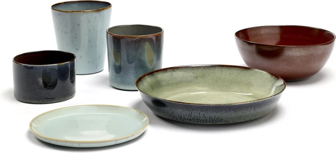 Serax Terres de Rêves Beker Medium Light Blue/Smokey Blue - B5116122