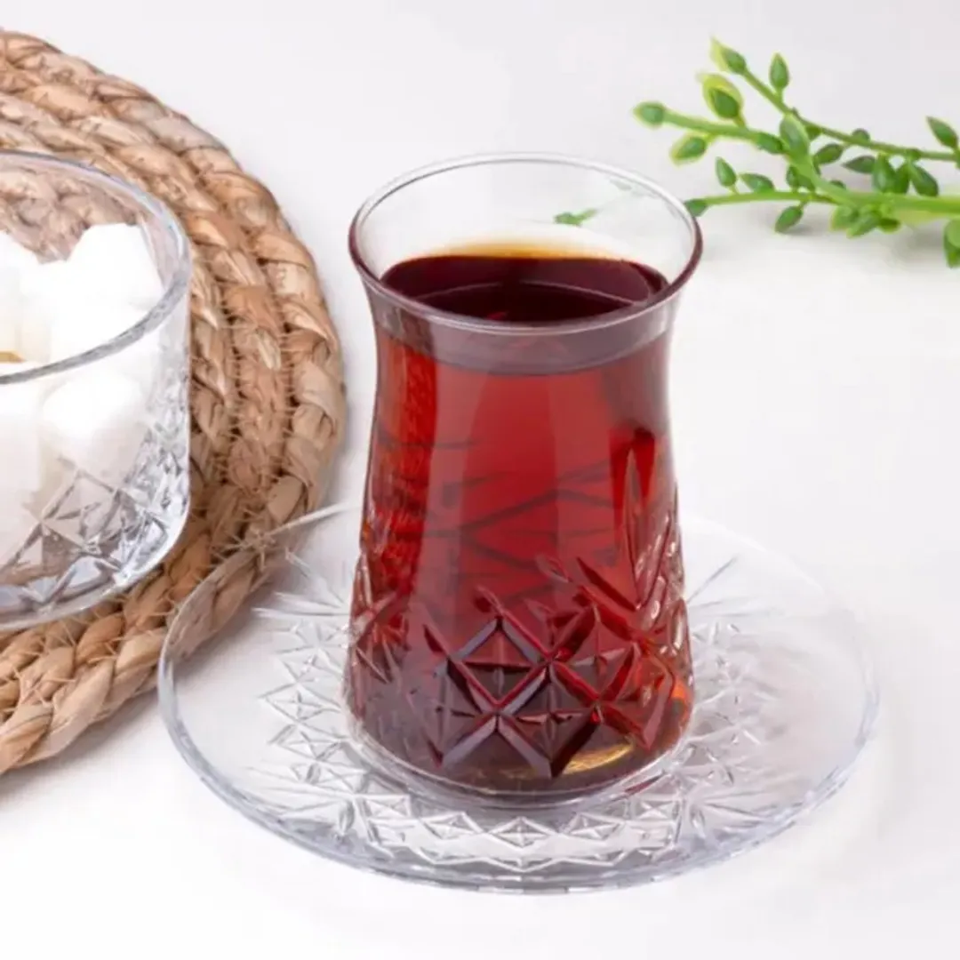 Pasabahce Timeless Turkse Theeglazen 160ml - 12-delig - Multi