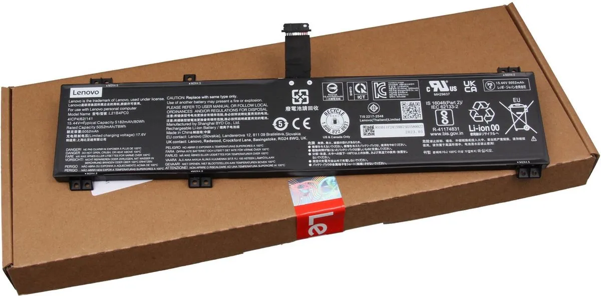 Lenovo L21B4PC0 Accu - 80Wh