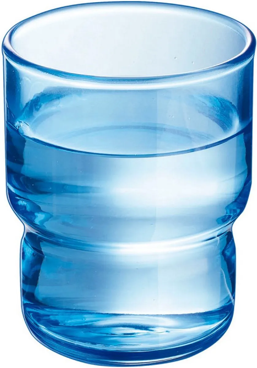 Arcoroc Log Tumbler 22 Cl - Blauw - 6 Stuks