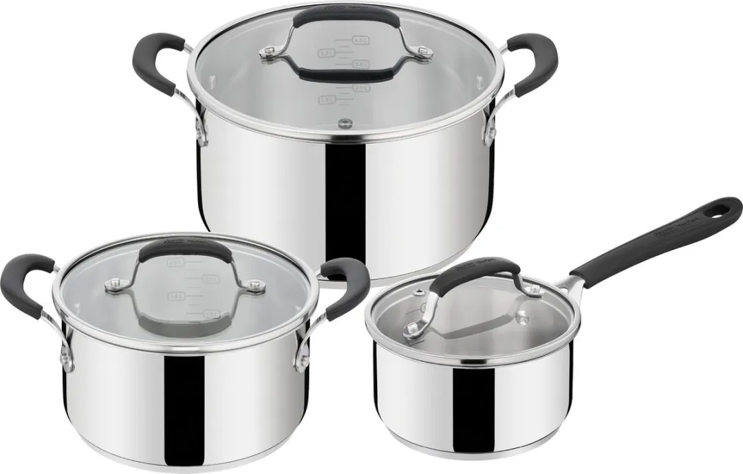 Jamie Oliver by Tefal Home Cook Pannenset 3-delig E318S634