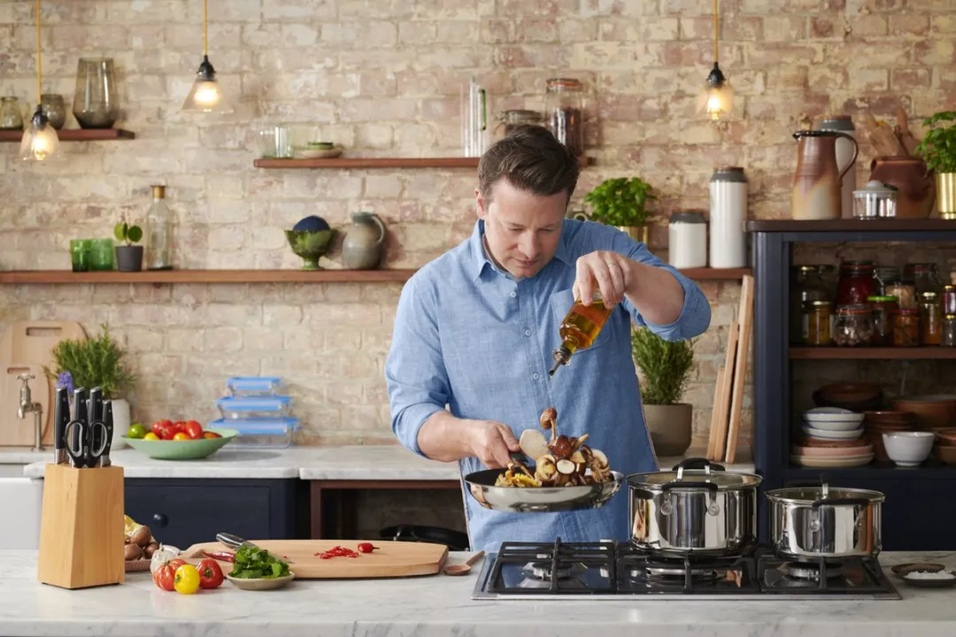 Jamie Oliver by Tefal Home Cook Pannenset 3-delig E318S634 - 6 Stuks