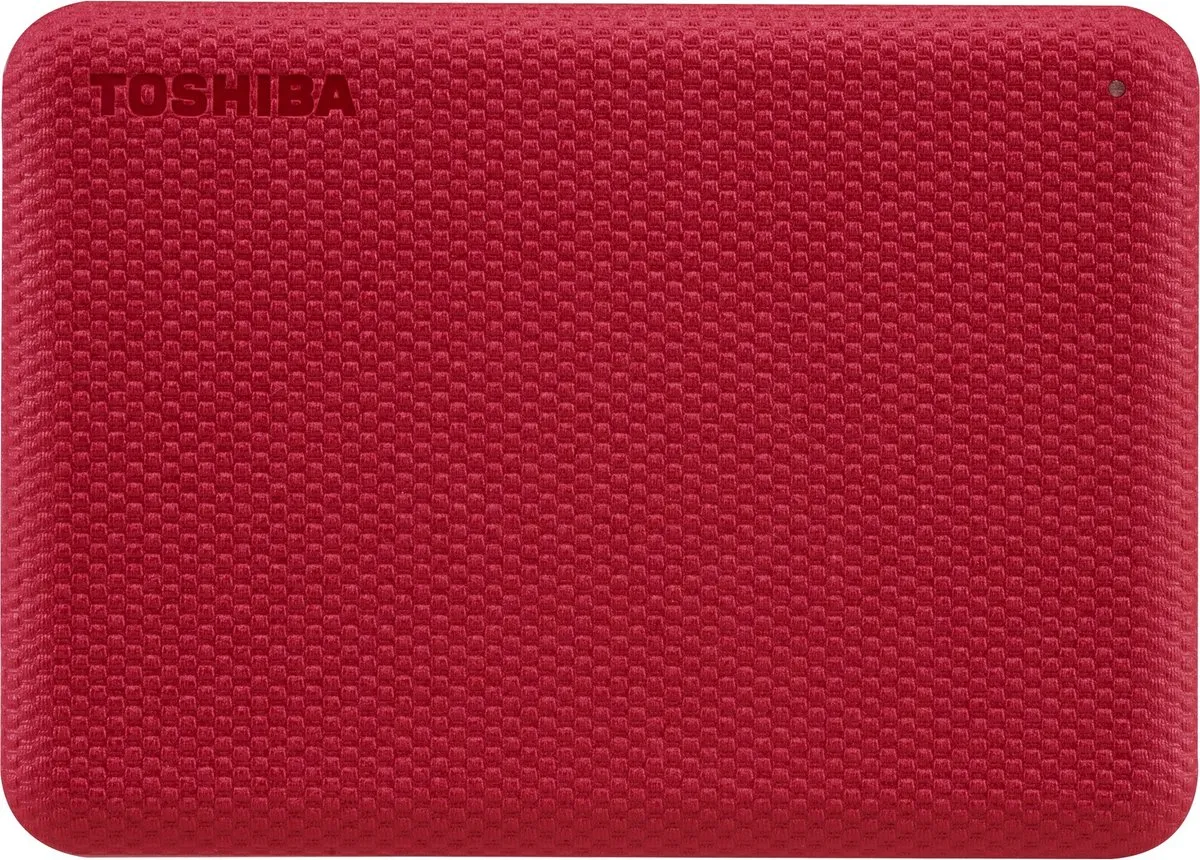 Toshiba Canvio Advance Red HDTCA10ER3AA Externe Harde Schijf 1TB
