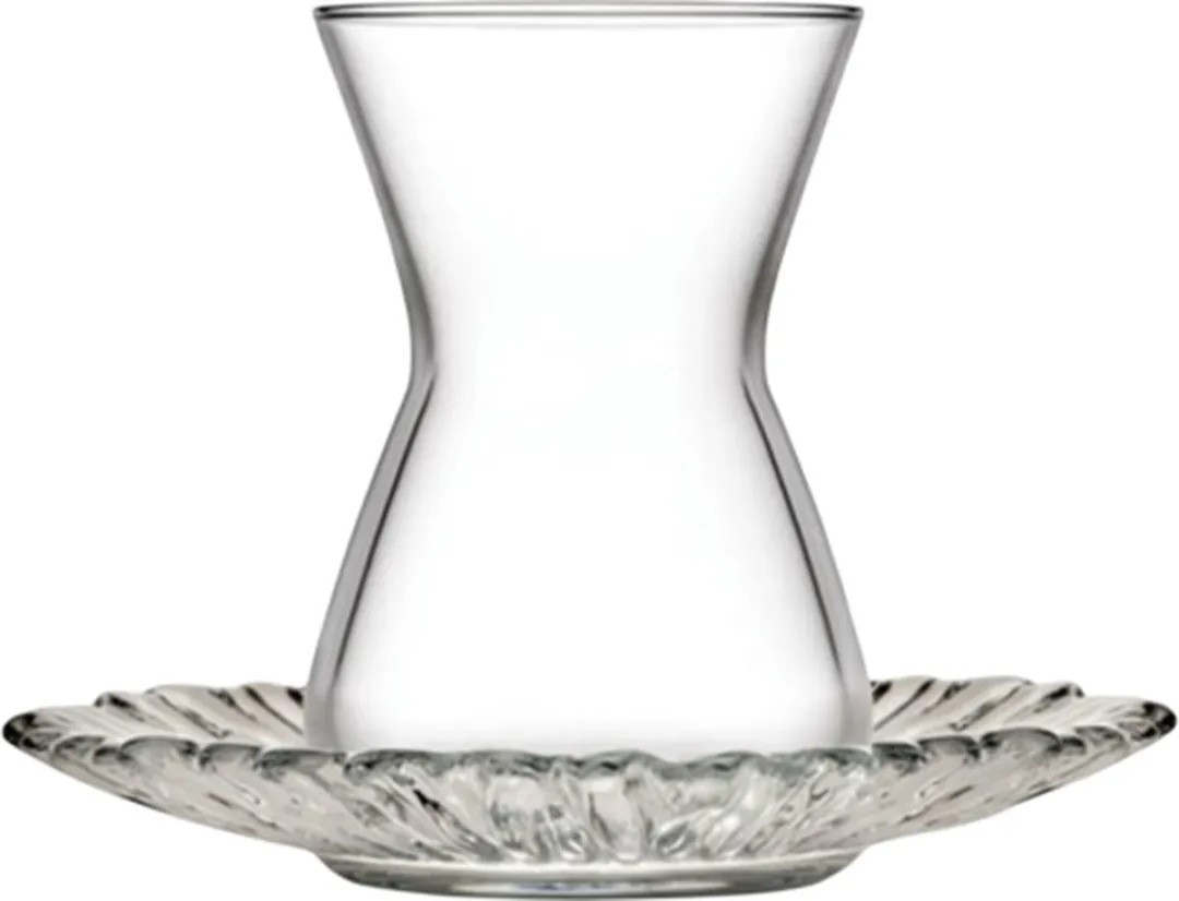 Pasabahce Aurora Turkse Theeglazen Set 12-delig 140ml