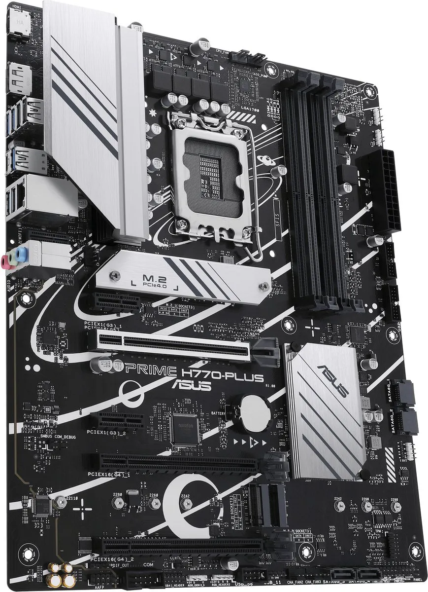 ASUS PRIME H770-PLUS Moederbord - ATX - Intel H770 - LGA 1700