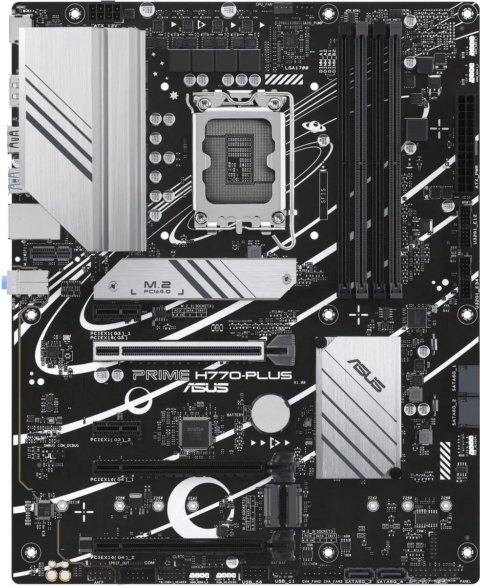 ASUS PRIME H770-PLUS Moederbord - ATX - Intel H770 - LGA 1700 - afbeelding 6 van 6