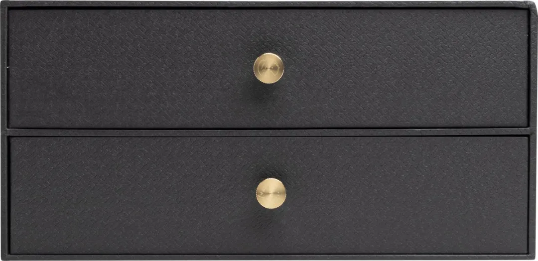 Exacompta Ladenkastje 2 Lades 30601E - Zwart