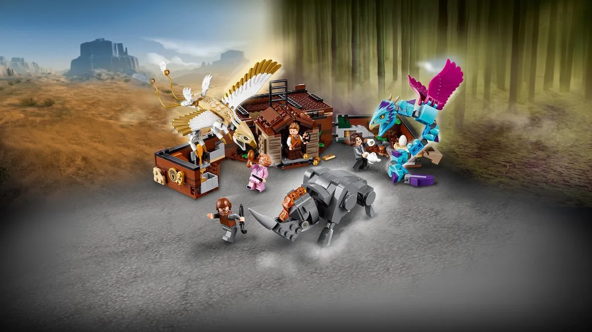 LEGO Harry Potter Newt's Koffer Magische Wezens 75952 - 694 Stukken