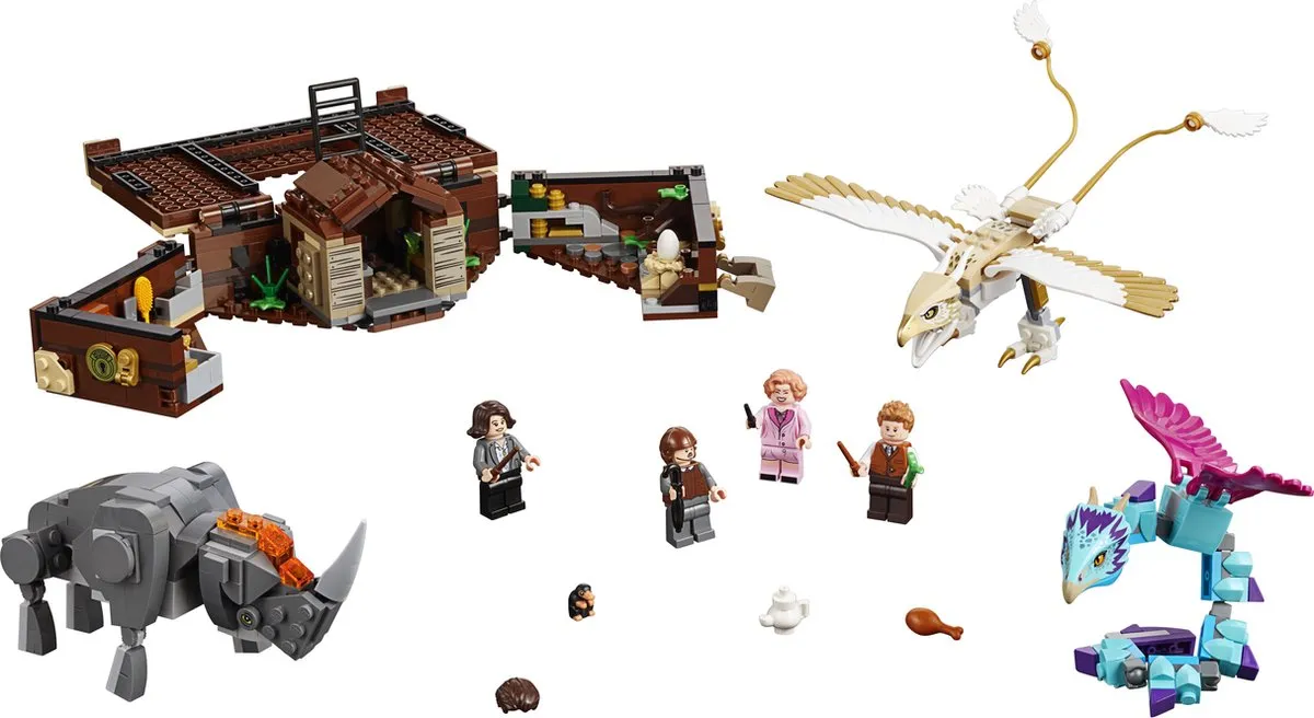 LEGO Harry Potter Newt's Koffer Magische Wezens 75952 - 694 Stukken