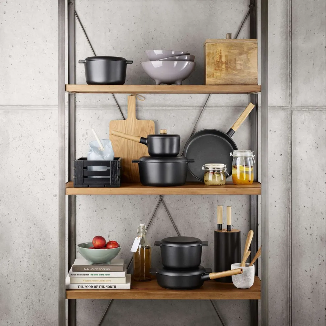 Eva Solo Nordic Kitchen Gietaluminium Sauteerpan 24cm - Zwart