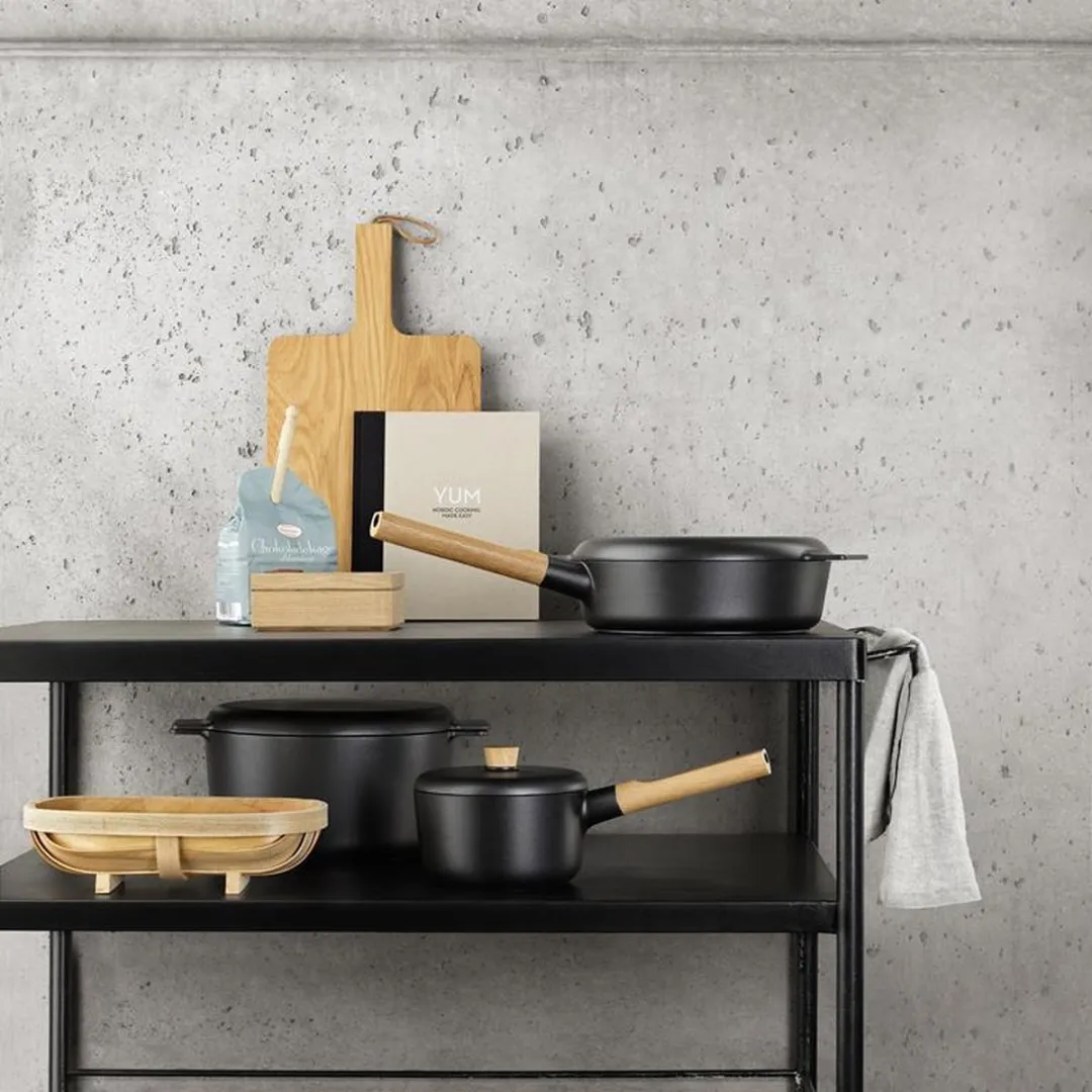 Eva Solo Nordic Kitchen Gietaluminium Sauteerpan 24cm - Zwart