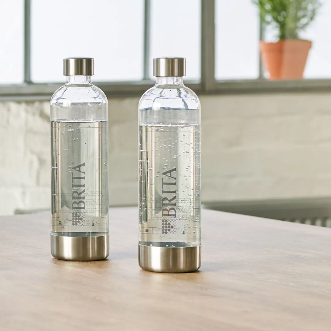 BRITA sodaONE PET Fles 2-Pack 1L - Transparant - afbeelding 6 van 6
