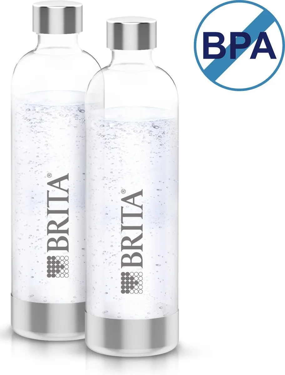 BRITA sodaONE PET Fles 2-Pack 1L